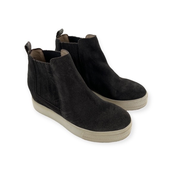 Dolce Vita Wylee Slip On Wedge Comfort Sneaker, Women's Size 6 Gray Suede - Picture 12 of 14